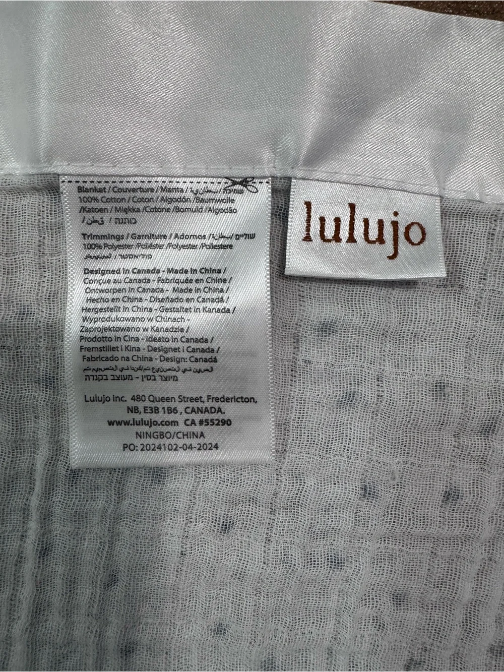 Lulujo Security Blanket Set
